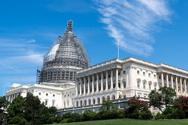 <p>Flickr- Phil Roeder</p> (U.S. Capitol Construction)